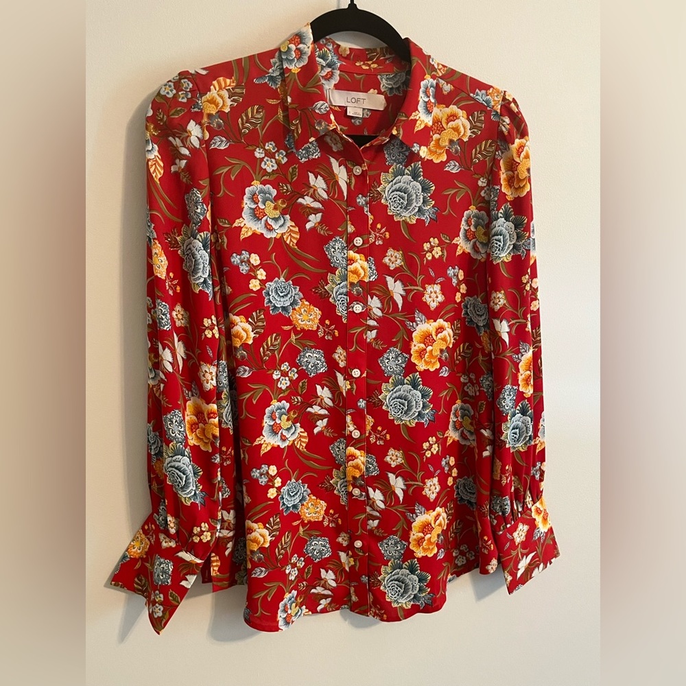 Loft Fall Top, Size Small